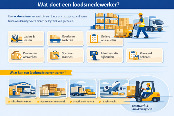 Alles over het beroep loodsmedewerker Wat doet een loodsmedewerker